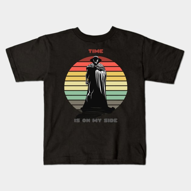 Sunset Vampire / Time Is on My Side Kids T-Shirt by nathalieaynie